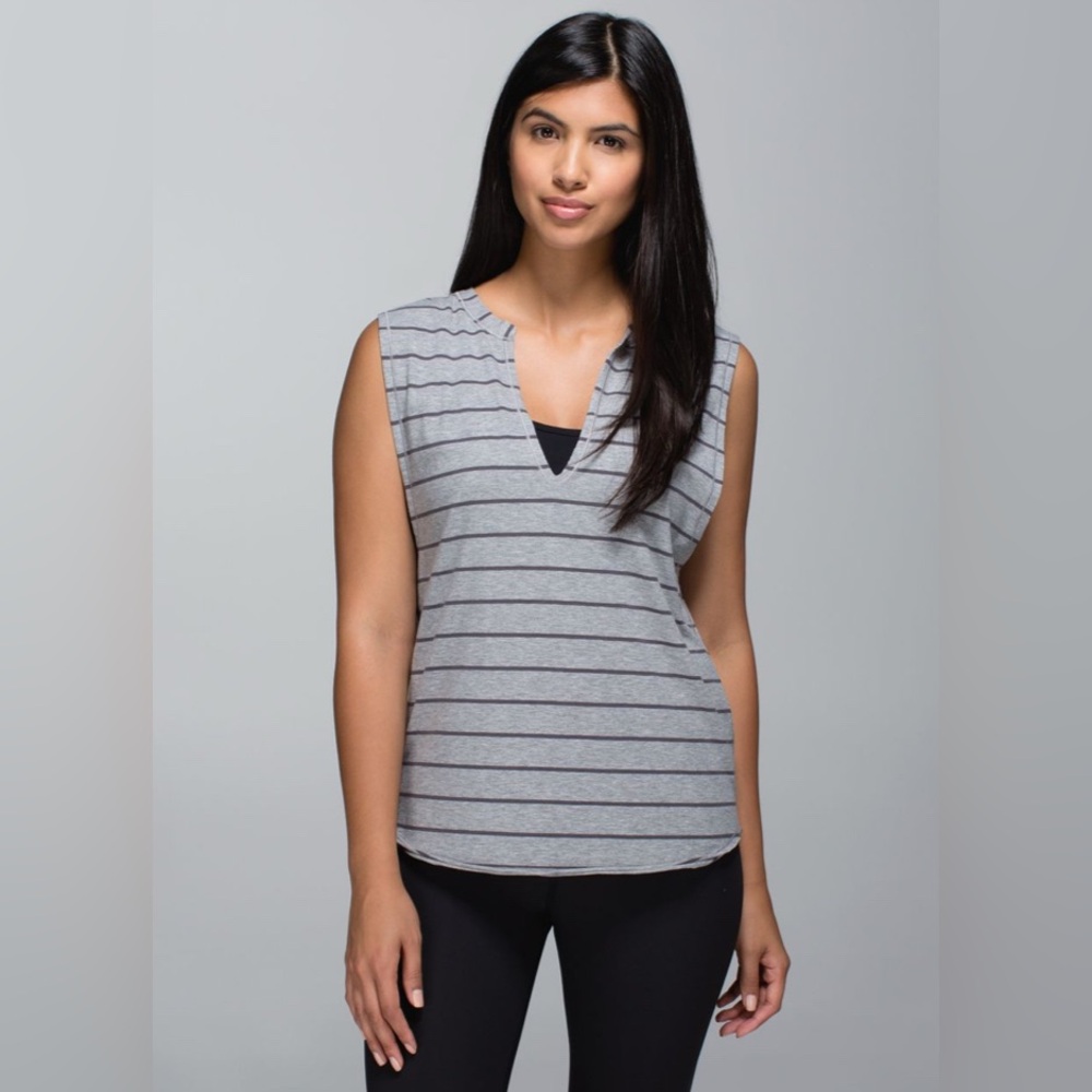 Lululemon Yogi Cut Off Tee